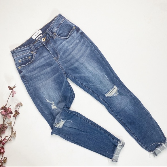 pistola Denim - Pistola Distressed High Rise Skinny Jeans